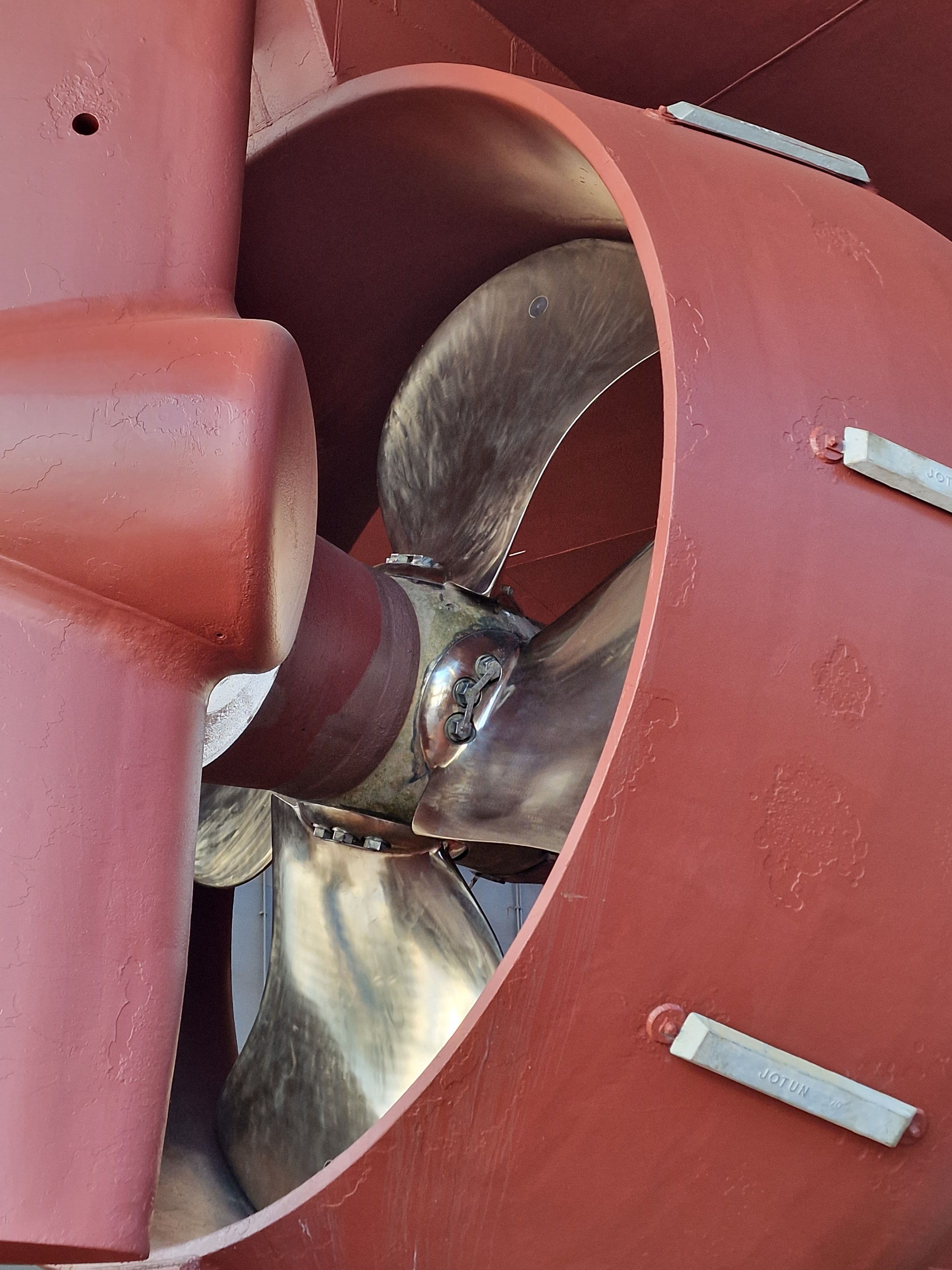 A clean hull and polished propeller are important and provide a significant environmental benefit.